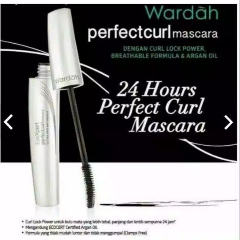 Wardah Eyexpert Perfectcurl Mascara 7 G / Maskara / Wardah Mascara