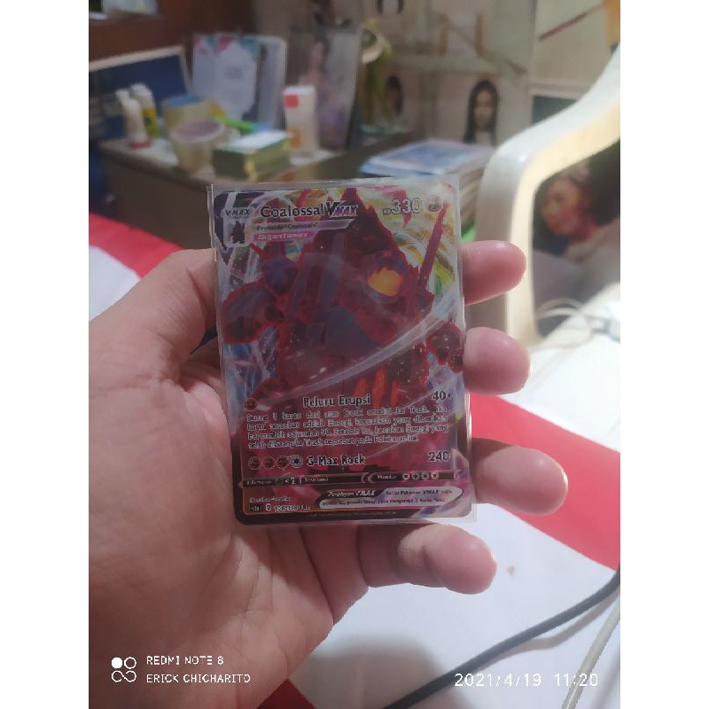 kartu pokemon bahasa Indonesia coalossal v max