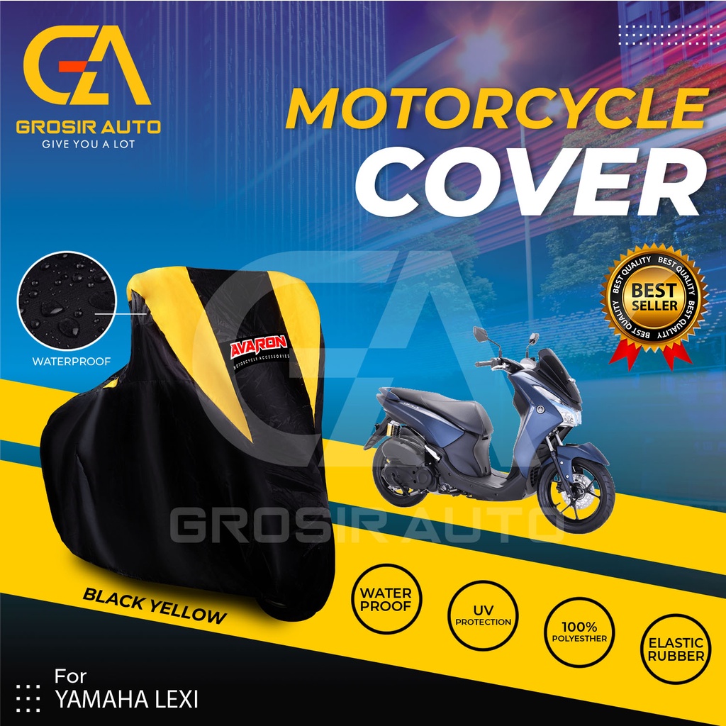 Sarung Motor AVARON LEXI Penutup Pelindung Body Cover Motor Warna Anti Air Merk Avaron