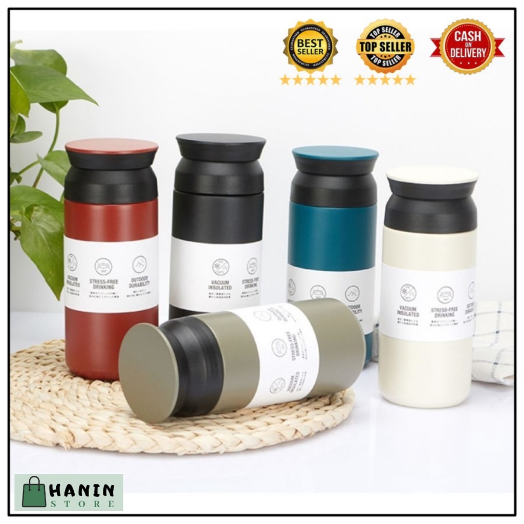 Termos TRAVEL TERMOS JAPAN Tumbler/CHANEL Stainless Steel 500ML - Termos Air Panas & Dingin Mini