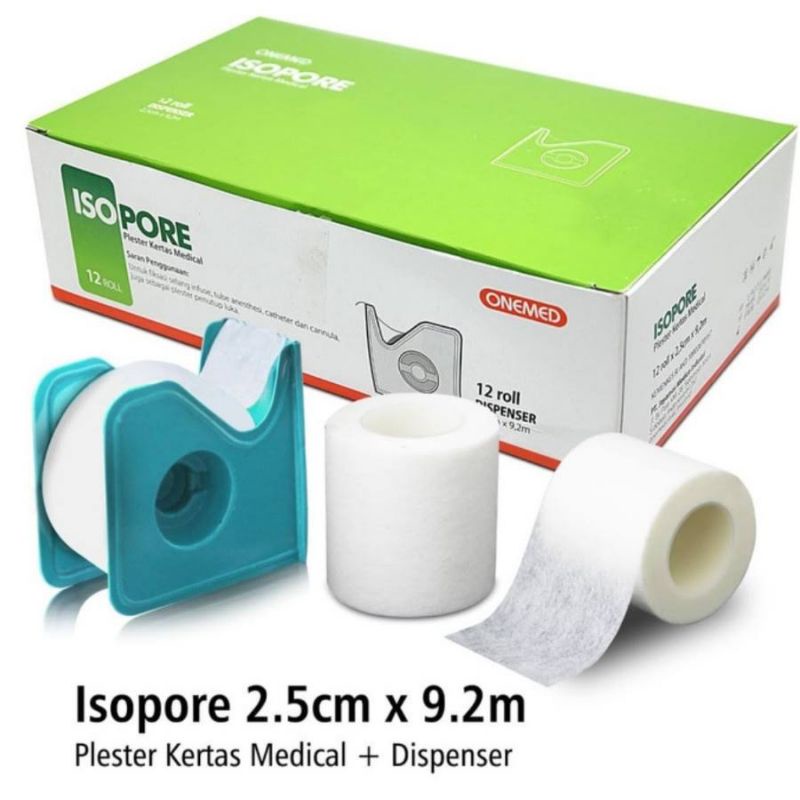 Plester Micropore Onemed / Plester kertas medical Isopore Onemed