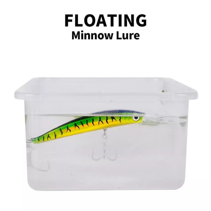 Umpan Trolling Tenggiri PROBEROS 12,5cm 4 Meter - Minnow Troling Laut Muara Mirip Lure Yozuri