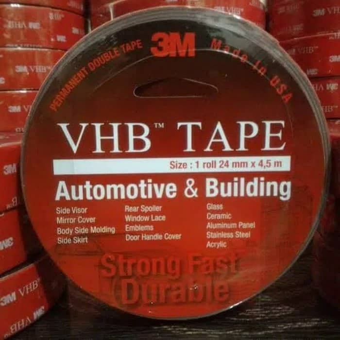 

VHB 4900 Double Tape 3M Ukuran 12mm x 4.5M