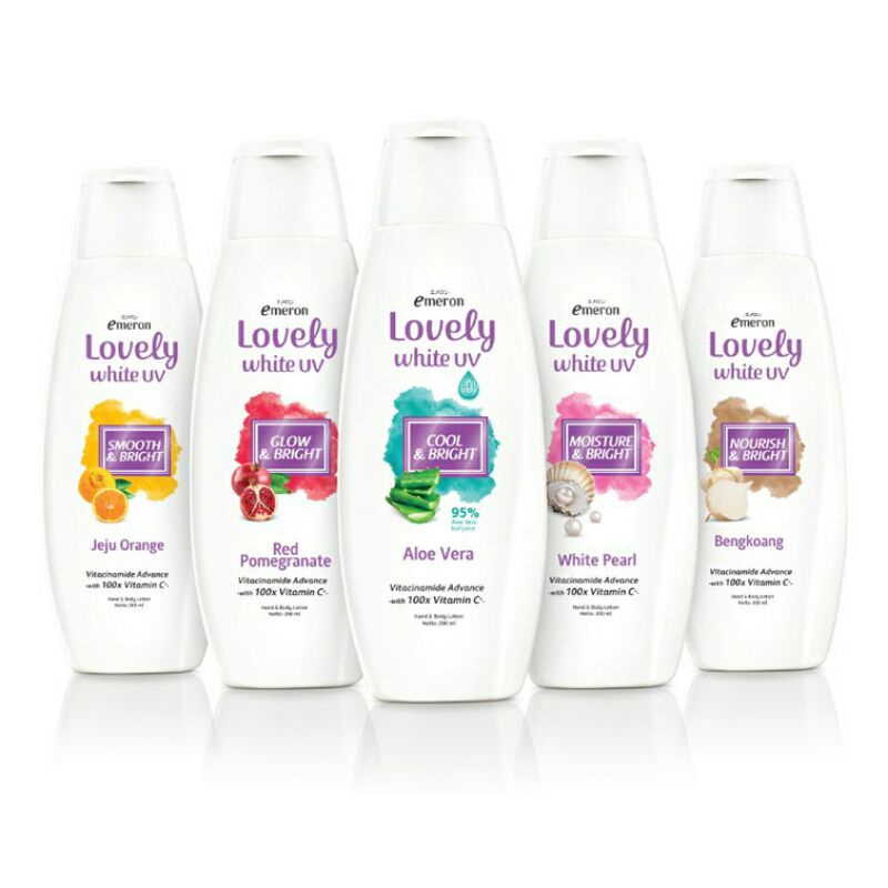 Emeron Lovely White UV Hand &amp; Body Lotion /centraltrenggalek