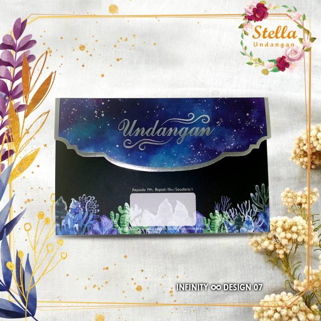 Blangko Undangan Infinity Design 06