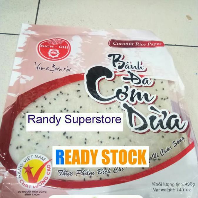 

Kulit Lumpia Vietnam Rice Paper Wijen 22Cm 400Gram