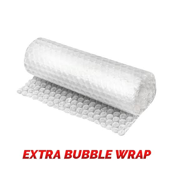

EXTRA BUBBLE WRAP HANYA UNTUK TAMBAHAN