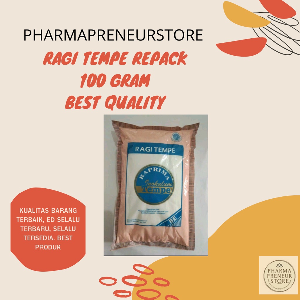 RAGI TEMPE REPACK 100 GRAM (2 PCS) BEST QUALITY