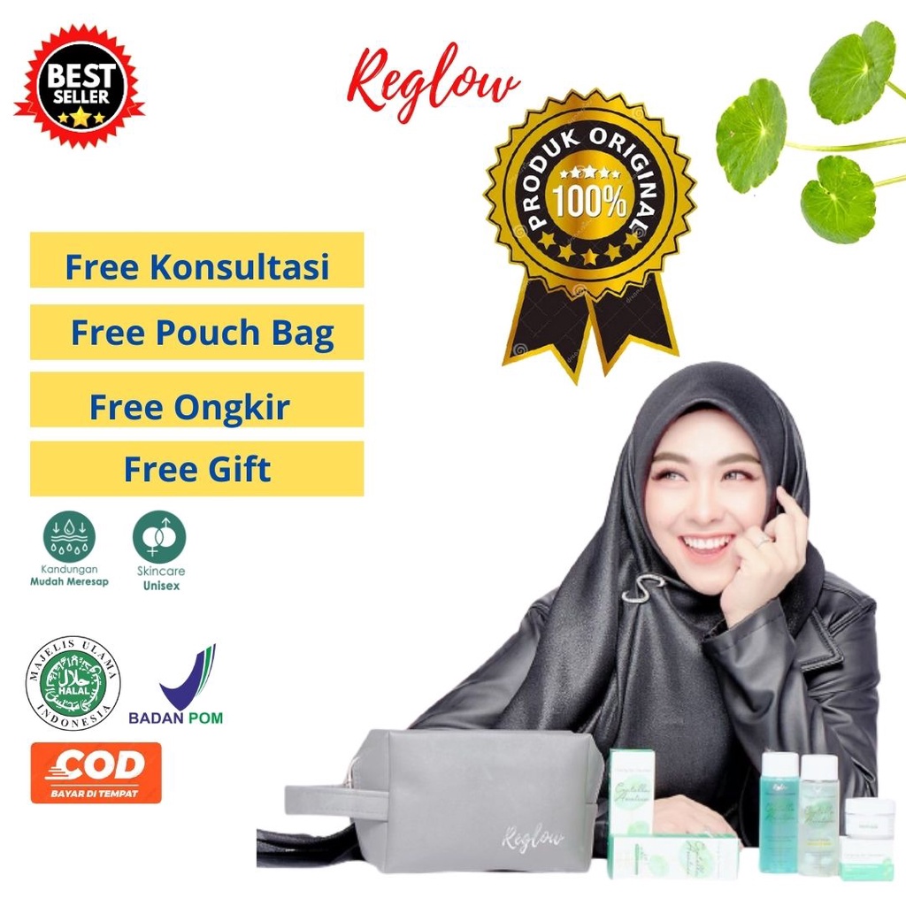 Paket Reglow Original Series Skincare Glowing Skin Treatment Glowin up Re Glow Perawatan Kecantikan Dokter Sindy Putri-1
