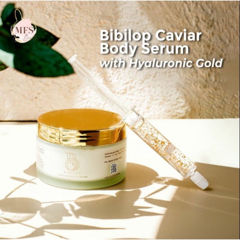 BIBILOP - Caviar Body Cream and Gold Serum - Missflolaks