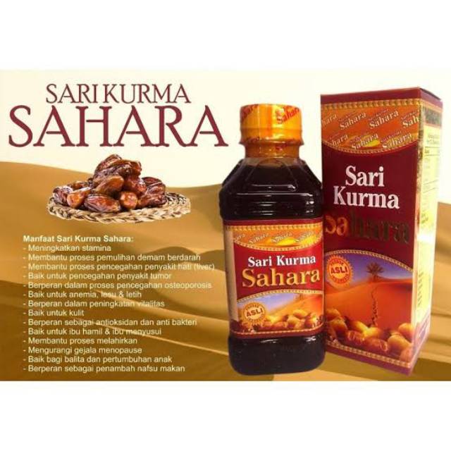 Sarikurma SAHARA 330gr ( Sari Kurma ) | Meningkatkan Stamina | Menambah Nafsu Makan &amp; DBD