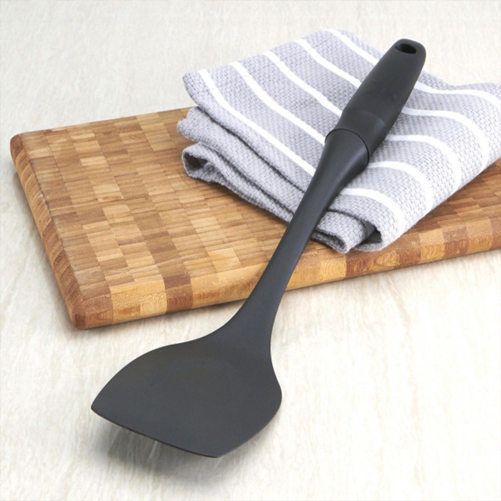 Alat Masak Spatula 6 Set Hitam - Spatula Plastik