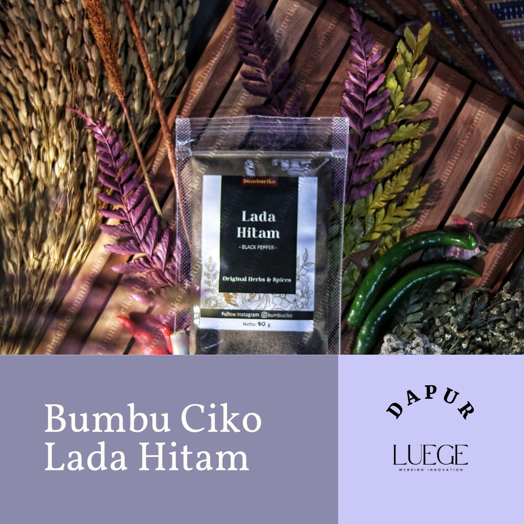 

Bumbu Lada Hitam | Balck Pepper | Dapur Luege BumbuCiko