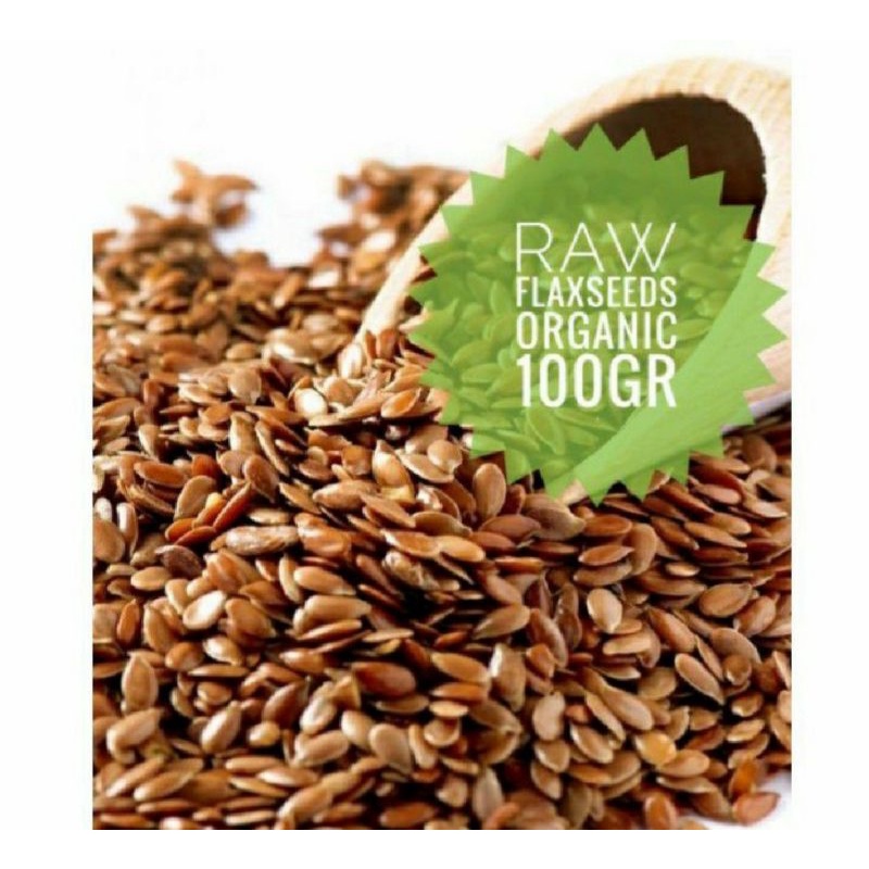 Flaxseeds Brown Organic /Biji Rami Organik -100gram