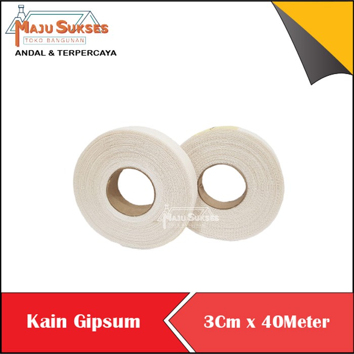 KASA KAIN GIPSUM LAPISAN SAMBUNGAN GIPSUM GRC TRIPLEK BOARD