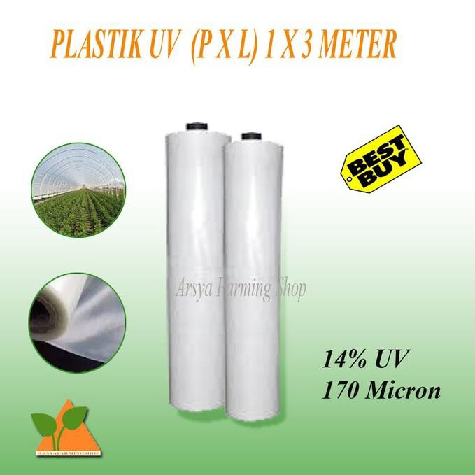 Plastik UV Untuk Atap Green House Lebar 3 Meter Harga Per Meter (KODE W0458)