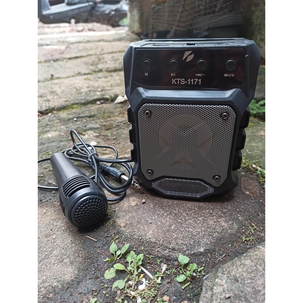 Karaoke Speaker Free Mic KTS 1171 Speaker Bluetooth Portable Bass