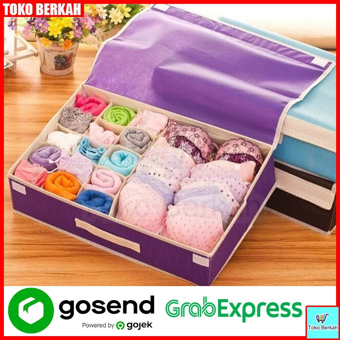 Kotak Storage Box Tempat Penyimpanan Baju Daleman BH Kotak Storage Box Tempat Penyimpanan Baju Daleman BH
