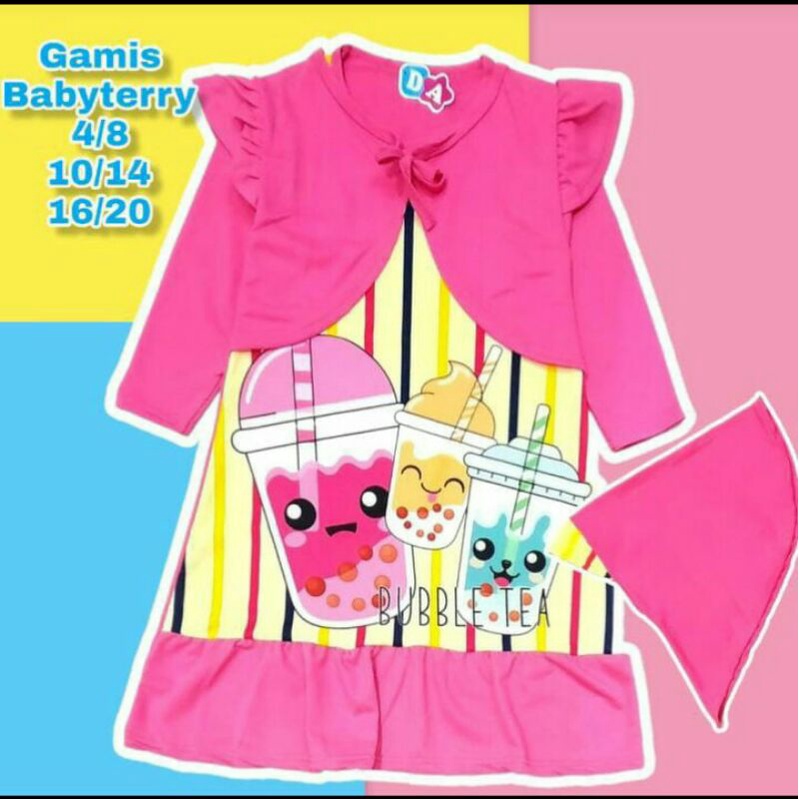 GAMIS ANAK MOTIF BOBA