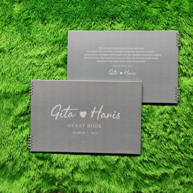 

teukuzulfikar37 Buku Tamu Hardcover | Design Custom | Wedding BK-28 TERLARIS TERPERCAYA ORIGINAL