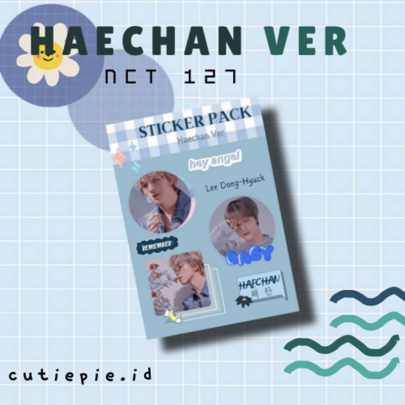 

[ready stock] DECO STICKER HAECHAN VER STIKER VINLY STICKER NCT NCT DREAM DEKORASI DAILY JOURNAL STIKER FANMADE
