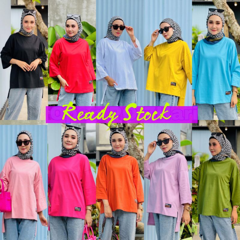 Kaos GYL Oversize Long Back Longback Polos Exclusive By GYL Authentic Original Brand