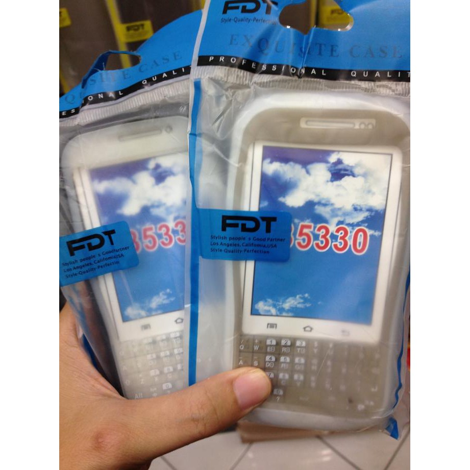 CHASING HP_HRP SILIKON JELLY SAMSUNG GALAXY CHAT B5330 MODEL BUNGKUS KEYPAD 2WARNA SERI MPV1397