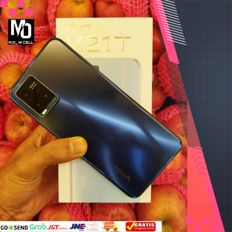 VIVO Y21T RAM 6+2GB/128GB SECOND LENGKAP MULUS NO MINUS ORIGINAL 100℅ FULL SETT