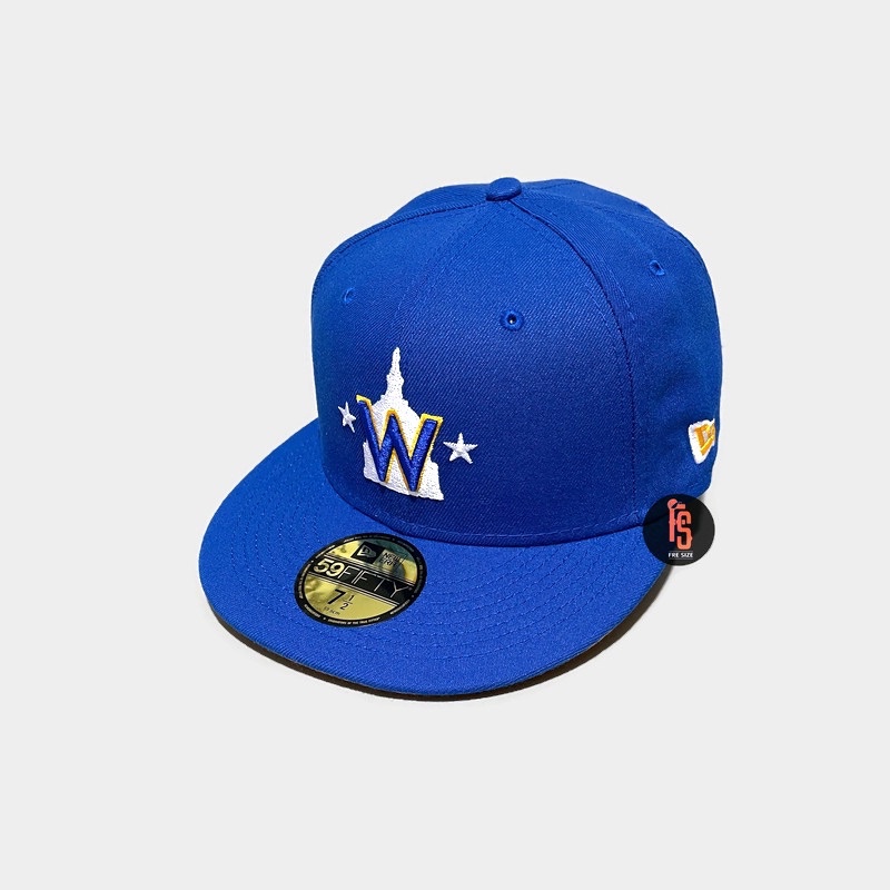 TOPI NEW ERA ORIGINAL 5950 ASG 2018 WASHINGTON NATIONALS BLUE UV GOLDEN