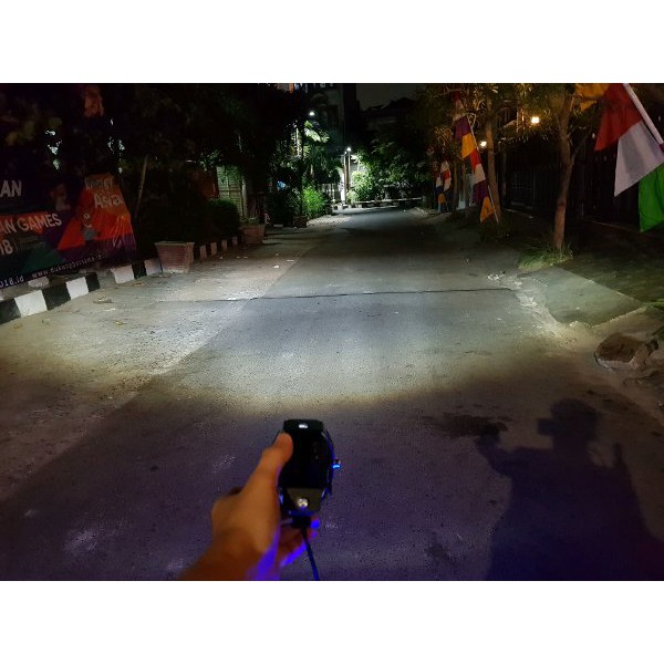 NEW LAMPU TEMBAK LED U7 CREE 4D LENSA TRANSFORMER SINAR PROJIE HID