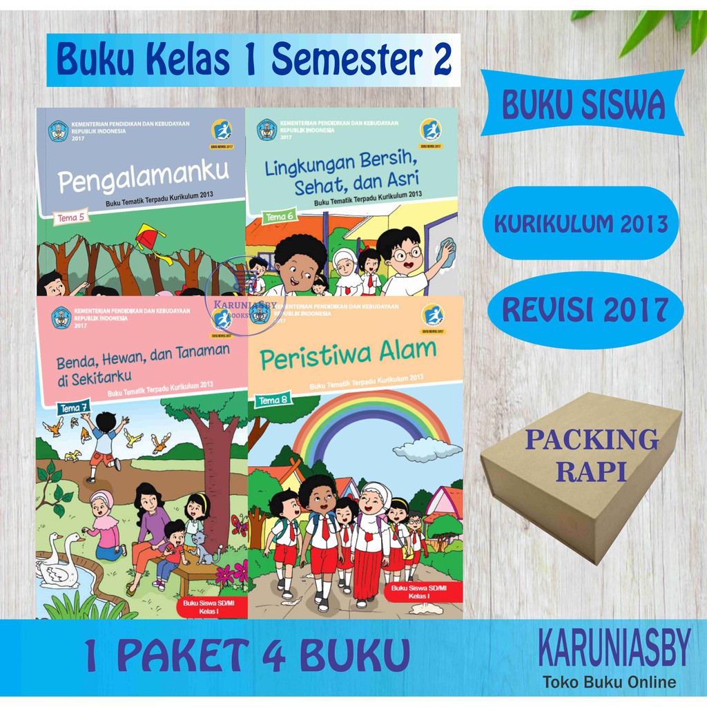 Buku Tematik SD Kelas 1 Tema 5,6,7,8 - Semester 2 - Revisi ...