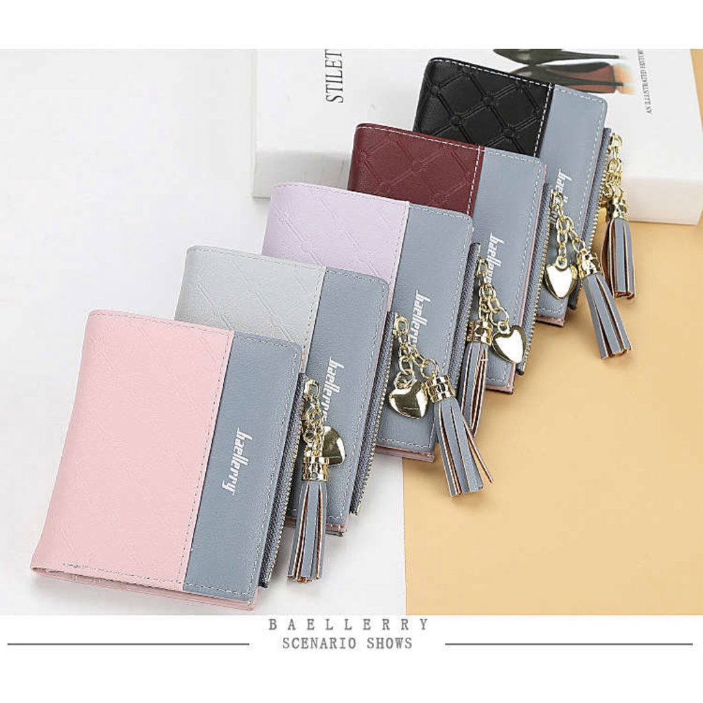 Dompet Cewek BAELLERRY Wallet Import Dompet Koin IMPORT Dompet Lipat