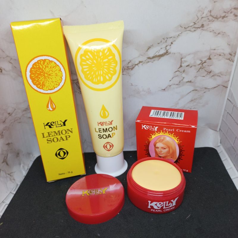 Paket Cream Kelly Pearl Cream + Kelly Lemon Soap