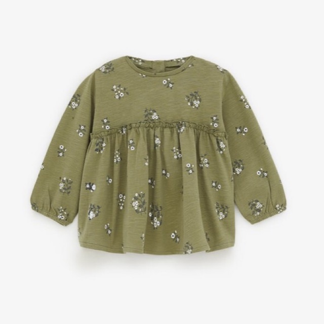 ZARA - Floral Oversized Blouse T-shirt