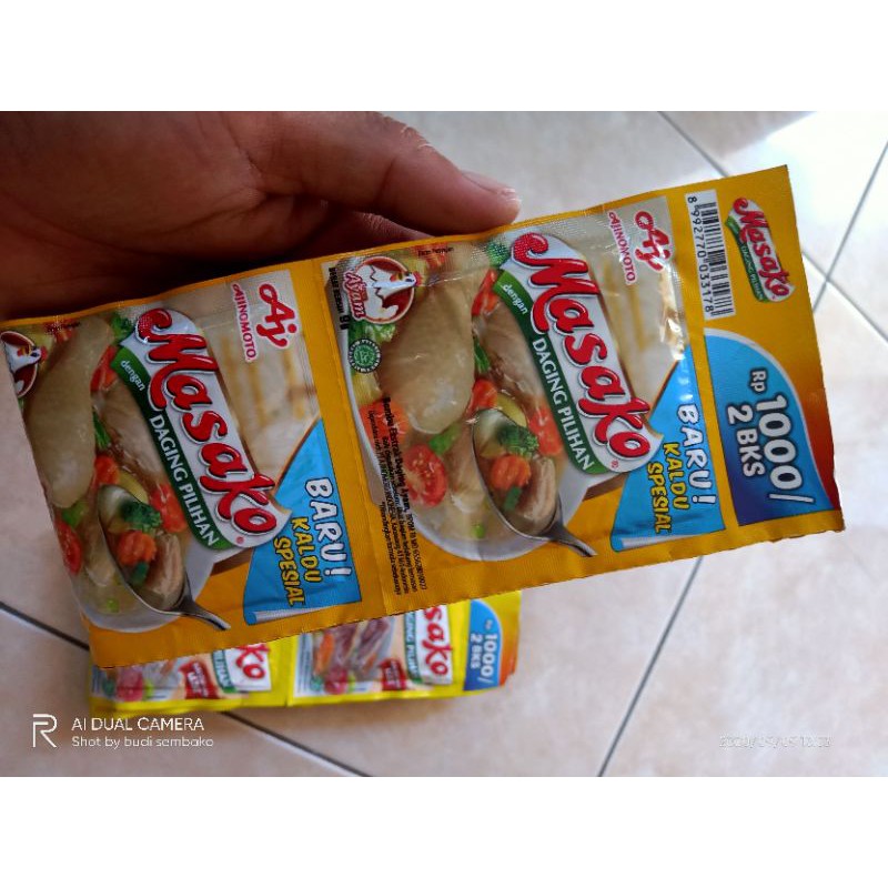 

Masako Rasa ayam dan sapi rentengan isi 12pcs