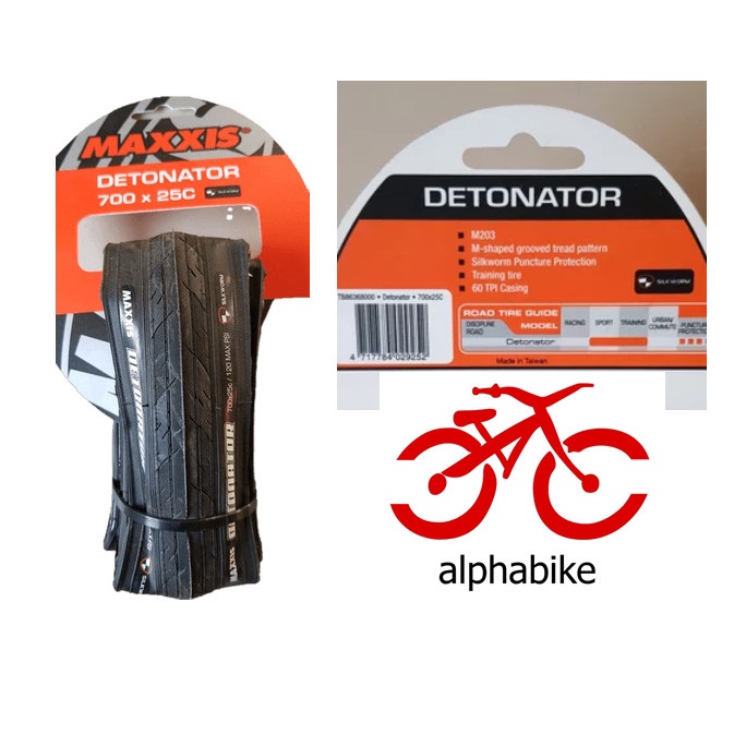 BAN LUAR MAXXIS DETONATOR 700 X 25C - 700x25C