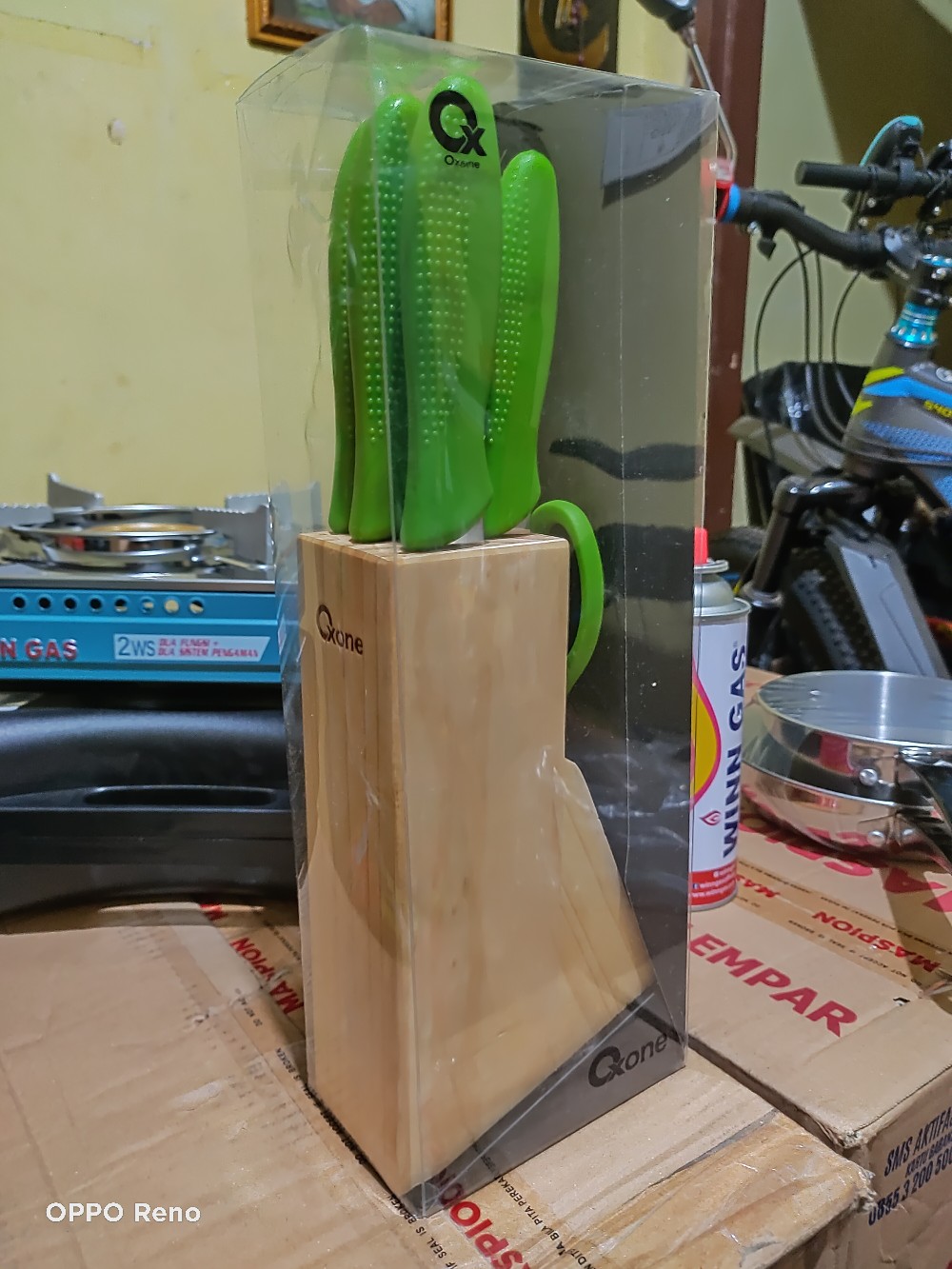 Oxone Ox606 Pisau Set Dapur Rainbow Knife Set Warna Warni Serba Guna Ox-606