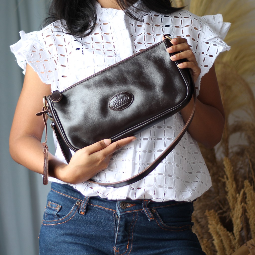 TERBARU !! TOTE BAG WANITA KULIT ASLI MODEL NEBULA / FREE GRAVIR NAMA DI GANTUNGAN TAS / GOZZO