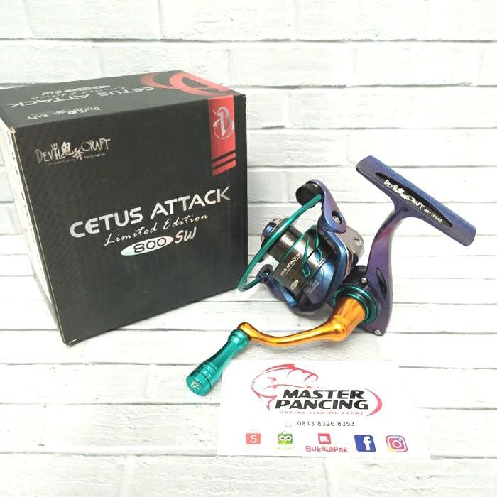 alat pancing mantul habis Reel Devil Craft Cetus Attack SW 800 Limited Edition