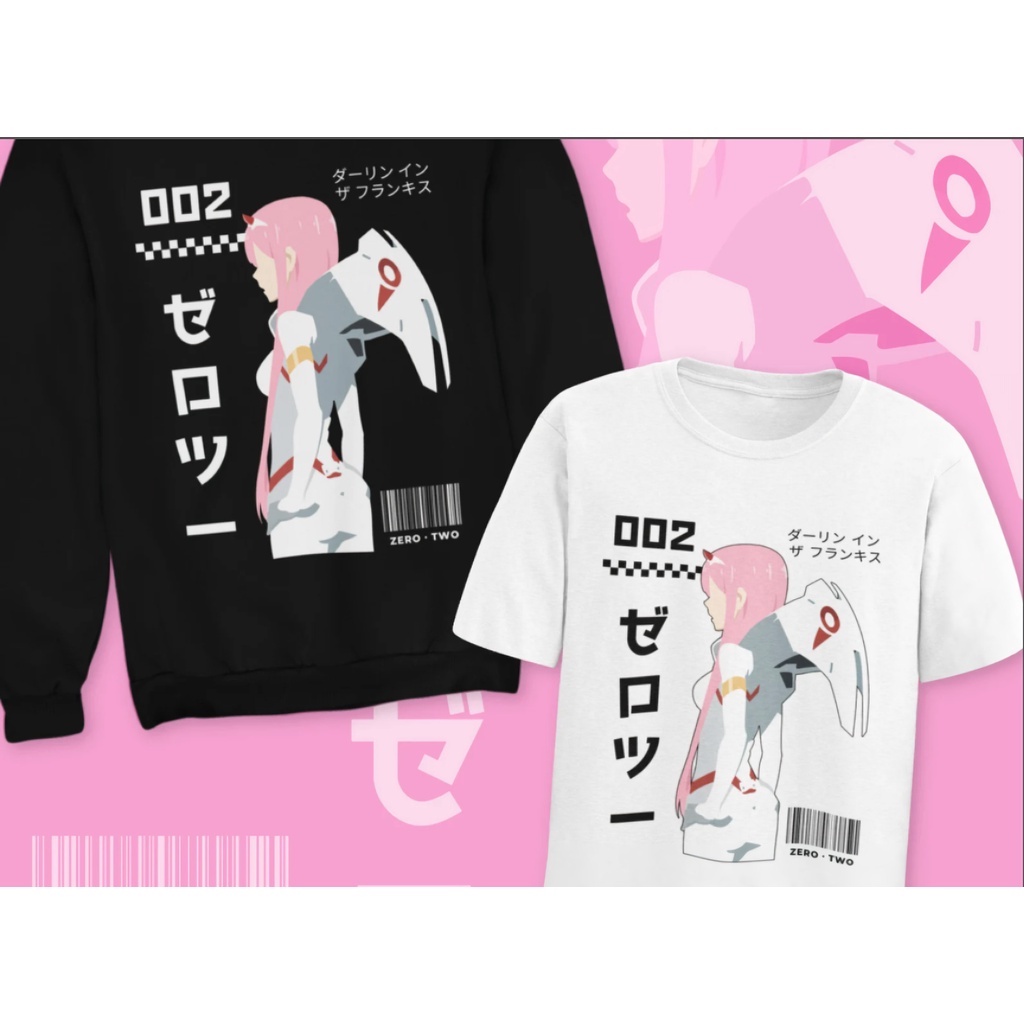 Tshirt Zero Two Battle Suit Anime Manga Premium Unisex