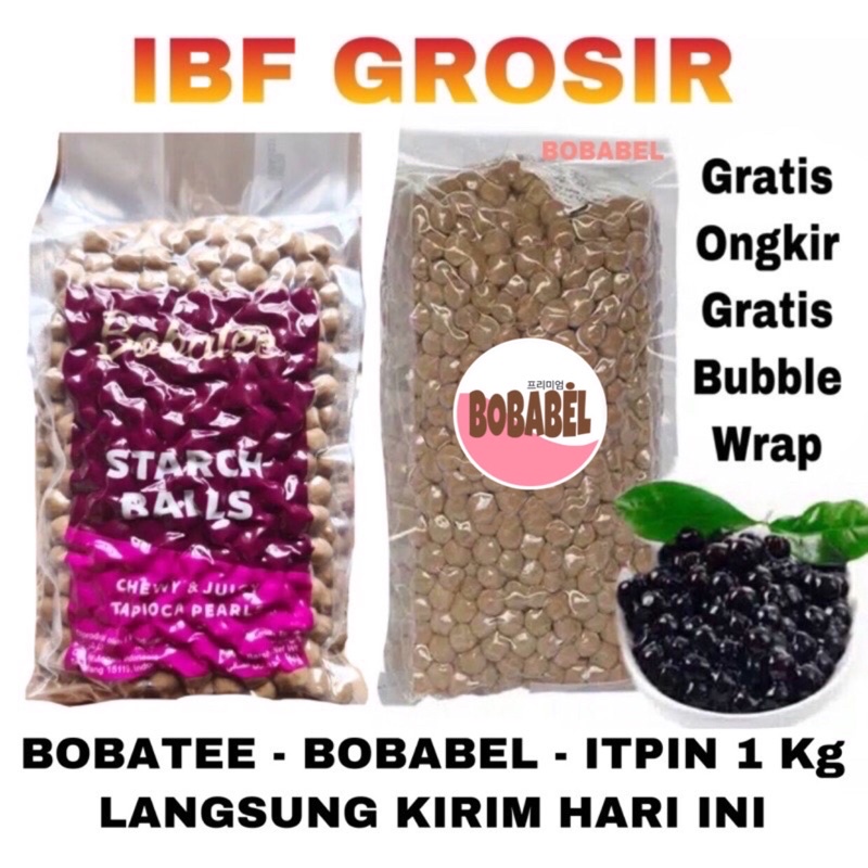 

Toping thai tea Pearl Bubble Boba kekinian 1kg bobabel bobatee boba itpin Termurah