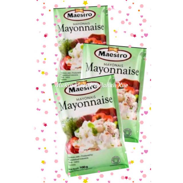 

Mayonise maestro 100gr/mayo/mayonise/mayo sachet
