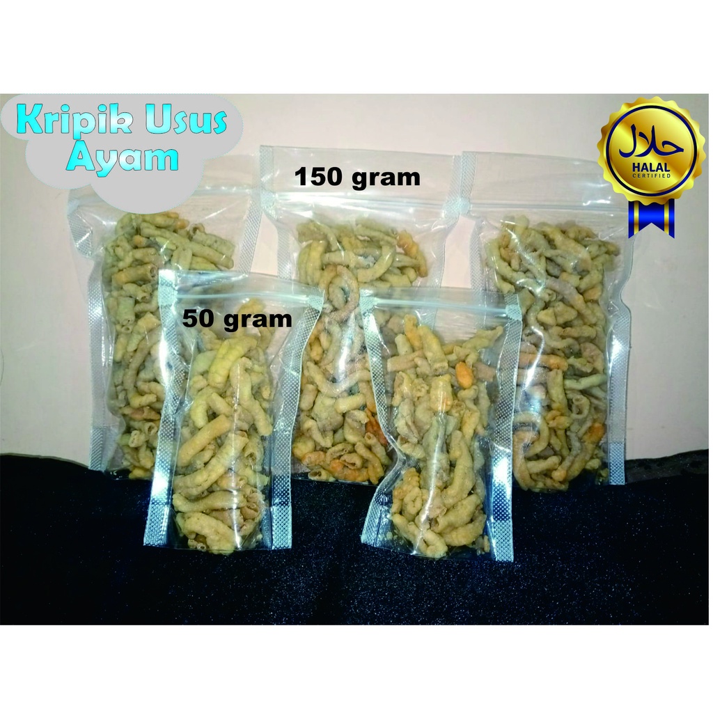 

Kripik Usus Ayam Original Super KRIPSUS netto 150 gram