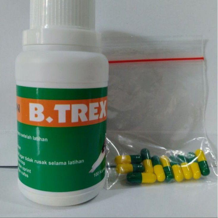 Best Seller.. jamu merpati  B Trex baron suplemen merpati-doping merpati (Ecer isi  10 capsul )