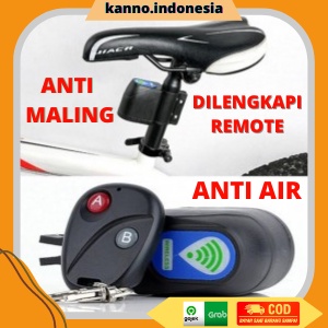 Alarm Sepeda Motor Anti Maling Suara Bunyi Keras Anti Air Gantungan Kunci Jarak Jauh Dengan Remote L