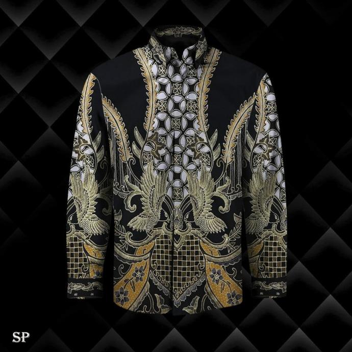 bahan batik tulis sutra prada 1251BM