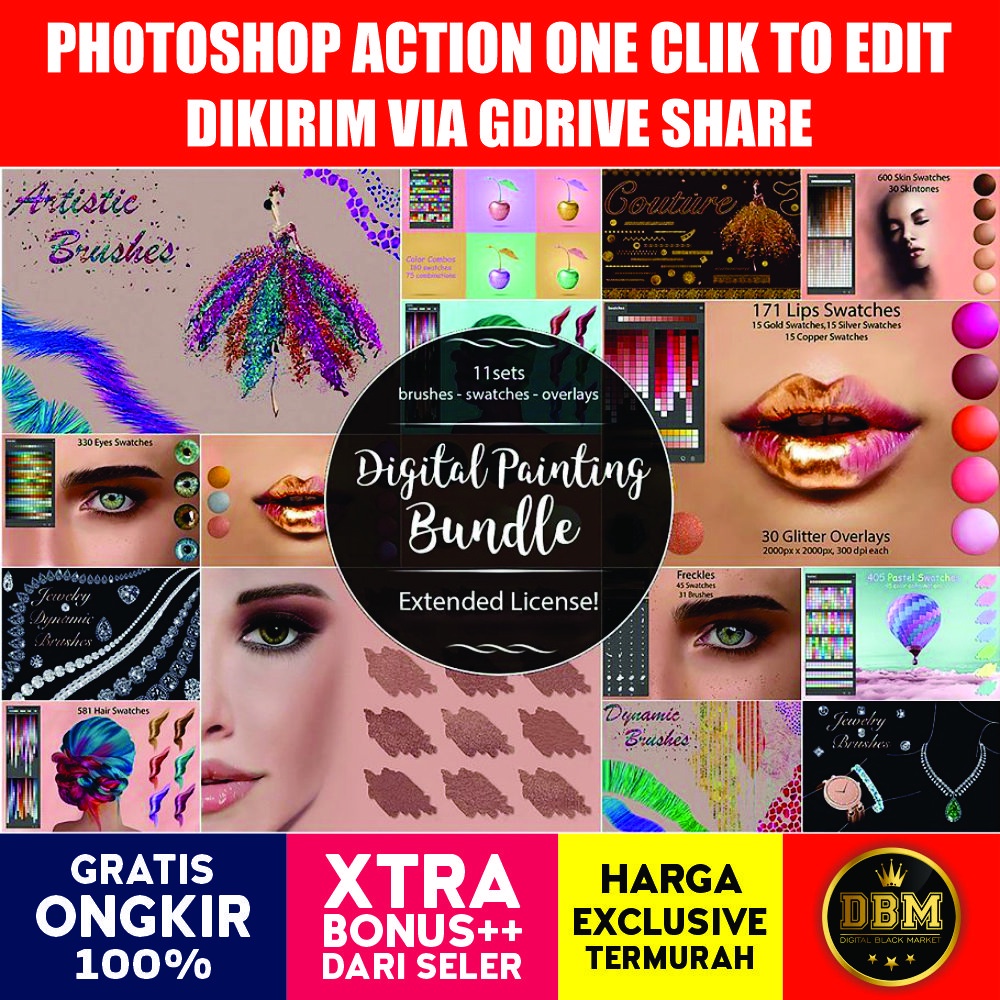 Digital Painting Bundle - Adobe Photoshop &amp; Illustrator