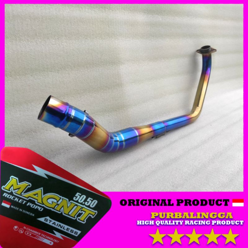 leher pipa knalpot racing YAMAHA VIXION R 155 / YAMAHA ALL NEW VIXION R155 stainless steel