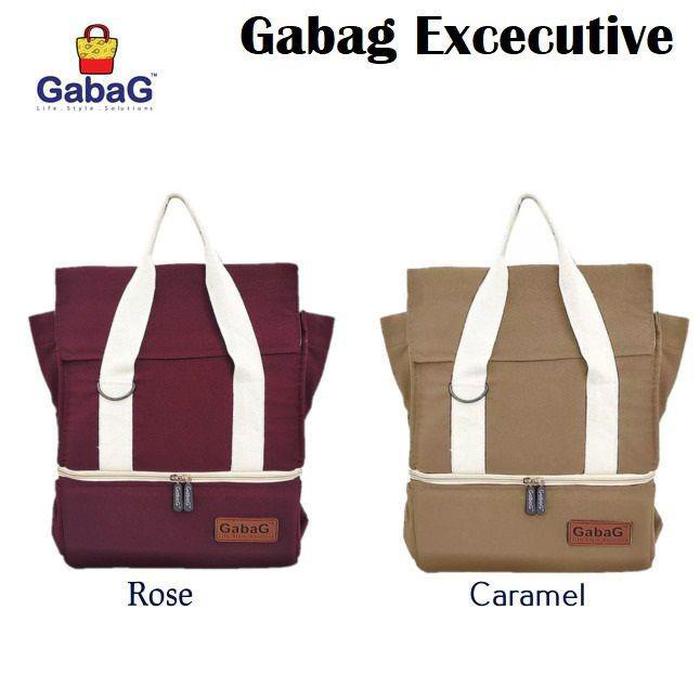 ORIGINAL GABAG ROSE CARAMEL EXECUTIVE SERIES THERMAL COOLER SLING BAG FREE ICE GEL 500 GR