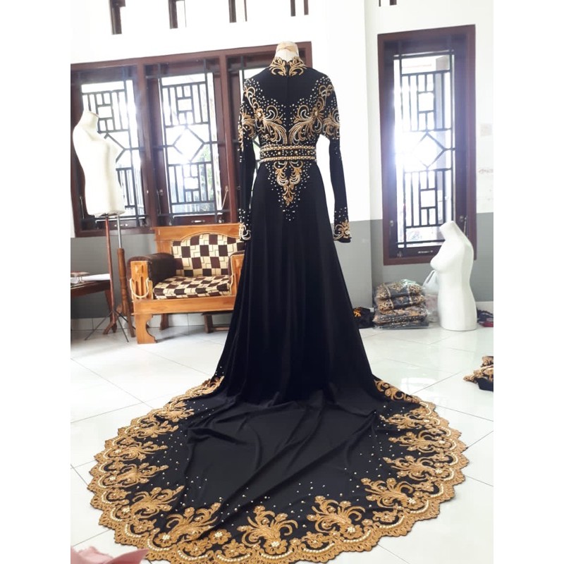 kebaya bludru sanghai